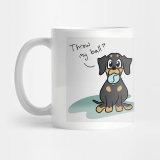 Throw My Ball?  - Sausage Prince Comics Mug